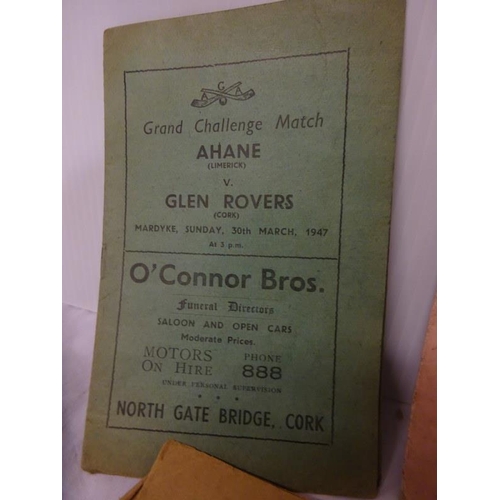 469 - Cork Inter County Hurling -  A quantity of programmes from 1930's to 1970's.