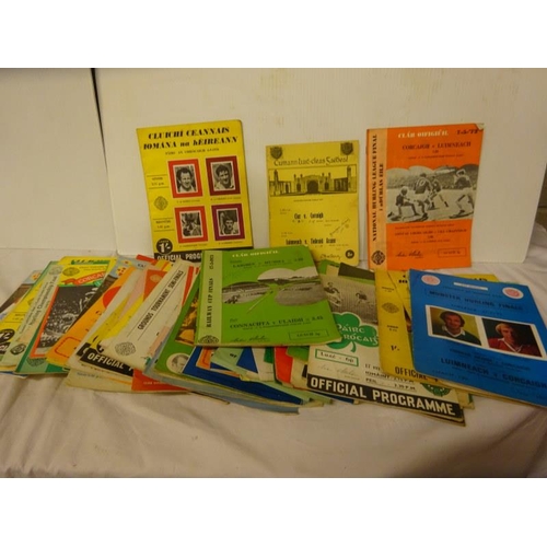 470 - Large bundle of Hurling programmes 60's to 80's mainly 70's.