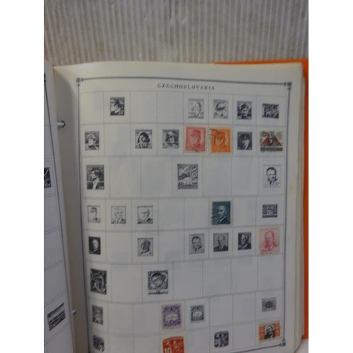 301 - Scott's World stamp album, (Irish and other).