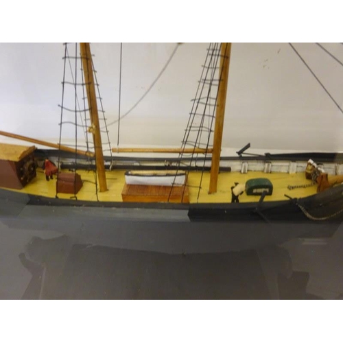 53 - Youghal Interest - Cased ships model, Rob Roy.