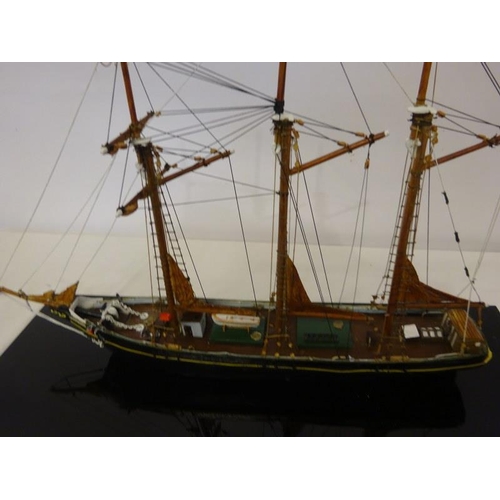 55 - Youghal interest - Kathleen and May, cased ships model.