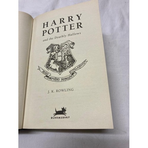 334 - Four Harry Potter books by J.K. Rowling - Harry Potter and the Half-Blood Prince; Harry Potter and t... 