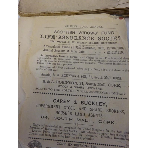 212 - Henry & Coughlan's Directory of Cork 1867; The Cork Advertiser 1847; Wilkie's Cork Annual; 1916 Cork... 