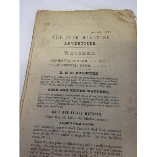 212 - Henry & Coughlan's Directory of Cork 1867; The Cork Advertiser 1847; Wilkie's Cork Annual; 1916 Cork... 