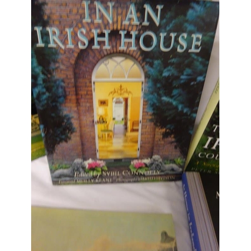 221 - A collection of books relating to Irish houses.