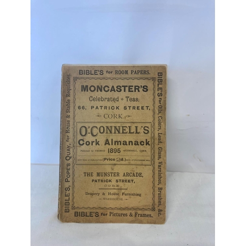 228 - O'Connell's Cork Almanack for 1895. Full of interesting ads, front cover loose.