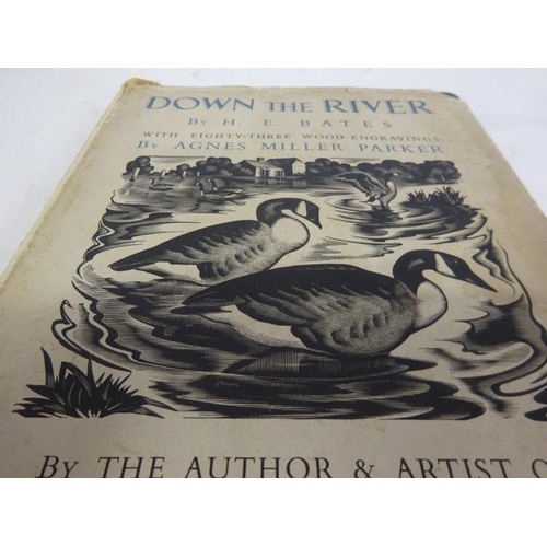 237 - H.E. Bates, Down the River with 83 wood-engravings by Agnes Miller Parker.