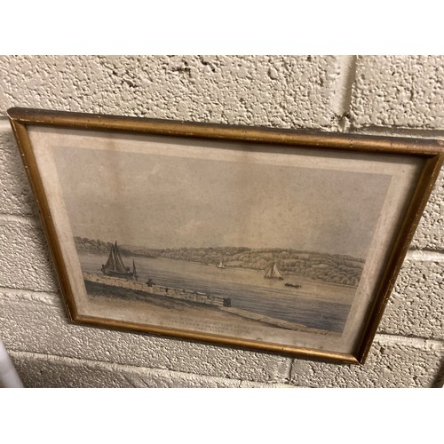 341 - Three old Morgan lithographs - Cork views -Lough Mahon from Lower Glanmire Road, Lough Mahon looking... 