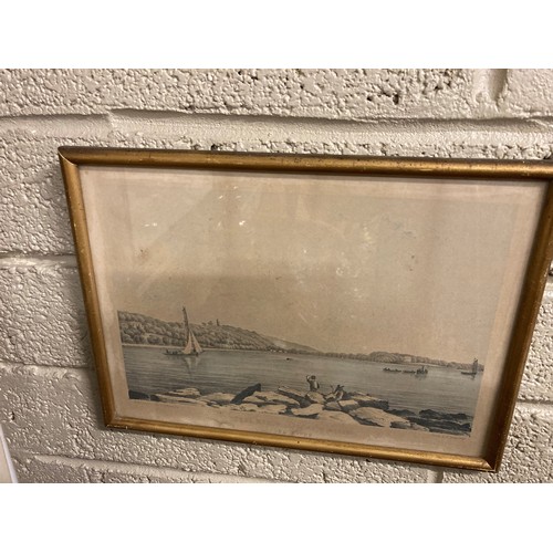 341 - Three old Morgan lithographs - Cork views -Lough Mahon from Lower Glanmire Road, Lough Mahon looking... 