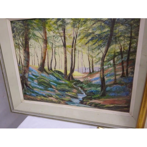 141 - Three pictures - two watercolours and one oil painting to include Kilmurry by Rosemary McNamara, sig... 