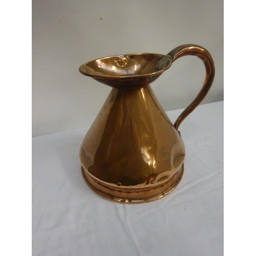 226 - Antique copper measure. (Gallon)