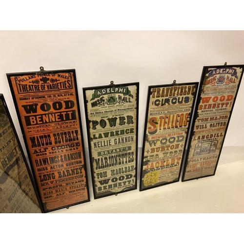 237 - A rare collection of English old Music Hall & Circus Posters. (various sizes)