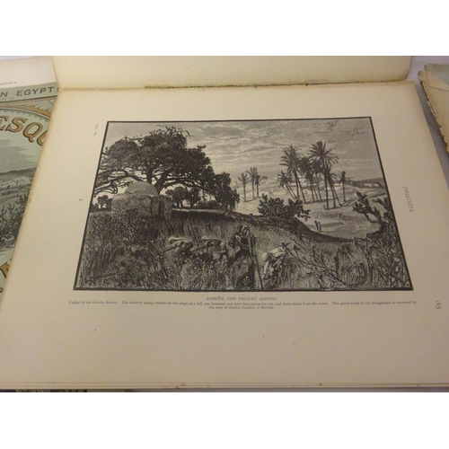 271 - A quantity of Picturesque Palestine views together with David Roberts travels in Egypt and the Holy ... 