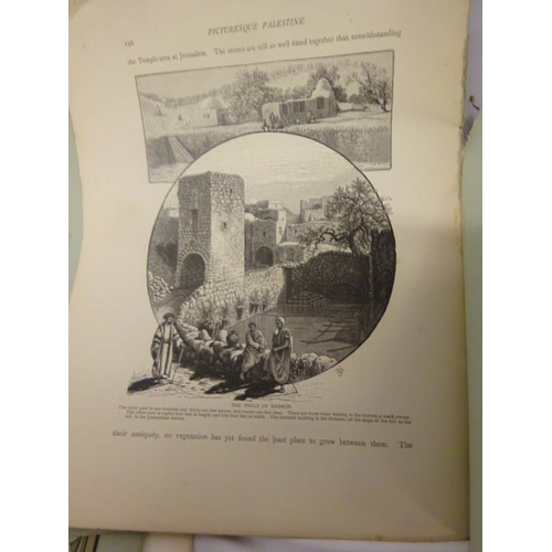 271 - A quantity of Picturesque Palestine views together with David Roberts travels in Egypt and the Holy ... 