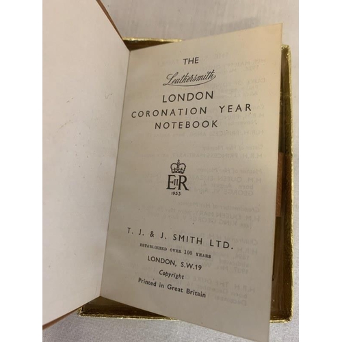 277 - The Coronation Notebook 1953 boxed and in excellent condition together with the Queens Diamond Jubil... 