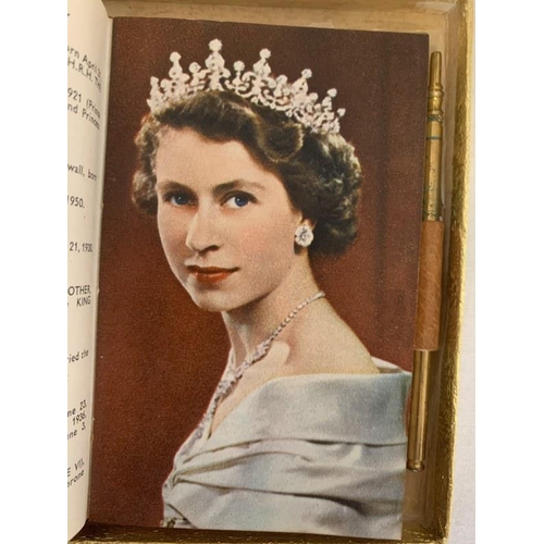 277 - The Coronation Notebook 1953 boxed and in excellent condition together with the Queens Diamond Jubil... 