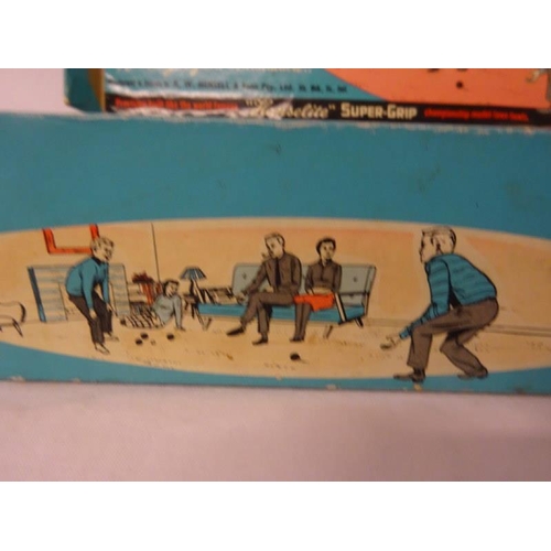 41 - Henselite Junior Biased Carpet Bowls in original box.