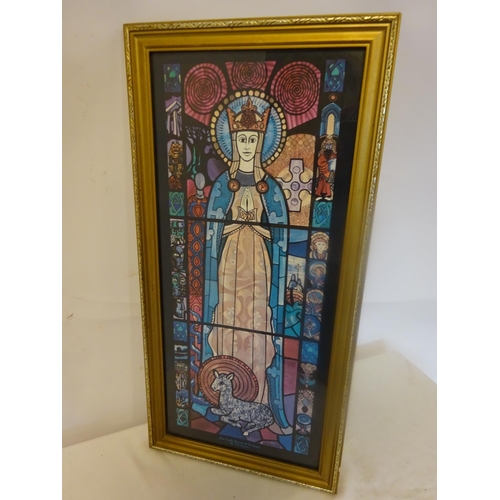 10 - Desmond M. Kyne,
Our Lady Queen of Ireland,
Framed coloured print.