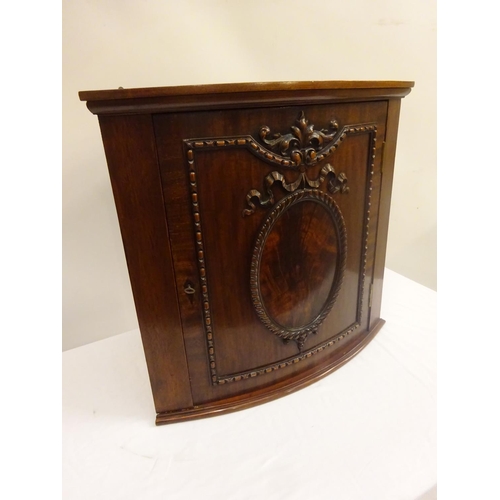 126 - Small neat sized hanging corner cabinet.