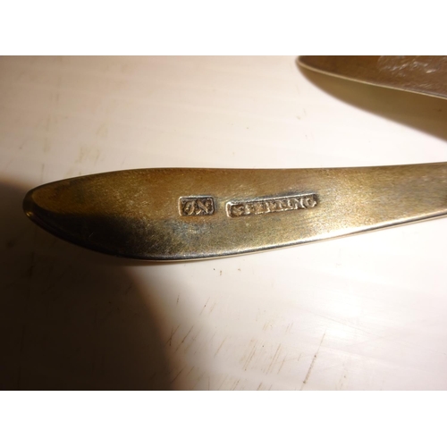 189 - A pair of Cork silver ladles by John Nicholson, circa 1790. Length 20cm approx.