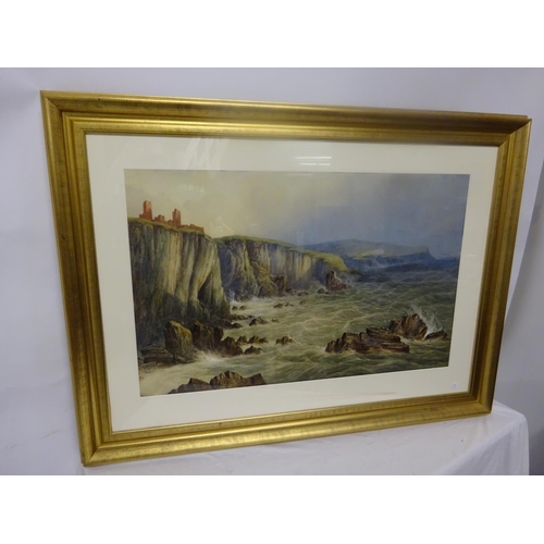 207 - Robert Lowe Stopford 1813-1898,
De Coursey Towers,
Old Head of Kinsale,
Watercolour,
With original l... 