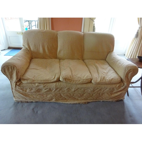 208 - Fine old drawing room settee. W. 180cm, D. 90cm  approx.