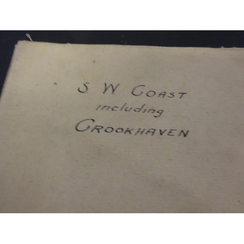 358 - S. W. Coast including Crookhaven; Crookhaven, Toormore, Ballydivlin Bays - Two large old linen backe... 