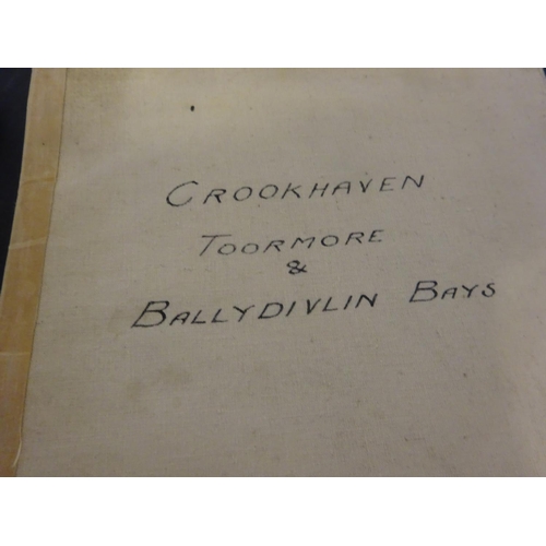 358 - S. W. Coast including Crookhaven; Crookhaven, Toormore, Ballydivlin Bays - Two large old linen backe... 