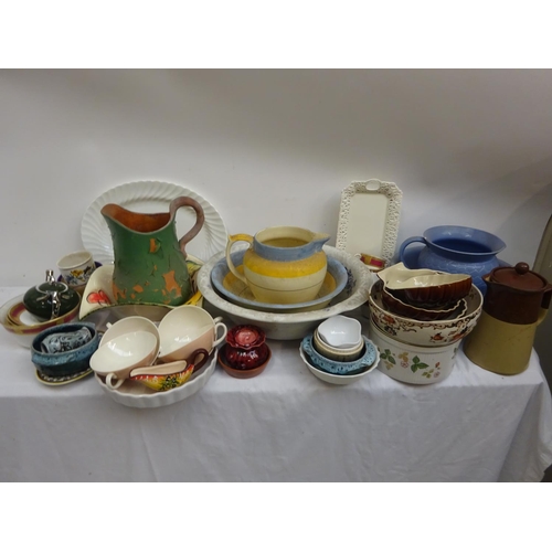 4 - Mixed lot of chinaware - jug and bowl, etc.