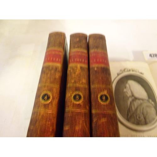 478 - Letters written By Chesterfield to his son Phillip Stanhope, 4 vols, 1800, with book plate for Steph... 