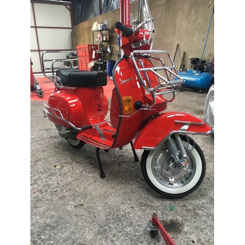 496 - A Vintage Vespa PK 50 XL scooter, 1986.
Recently restored by Vespa specialist, mint condition, Road ... 