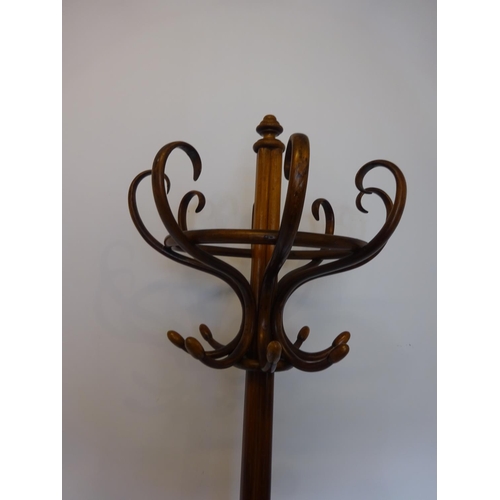 77 - A good Bentwood coat stand.