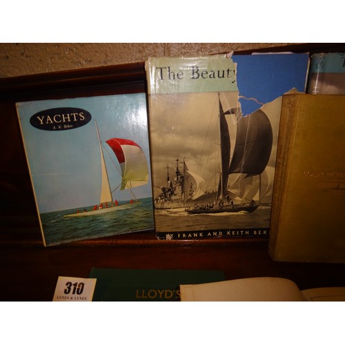 310 - Large quantity of Yachting books.