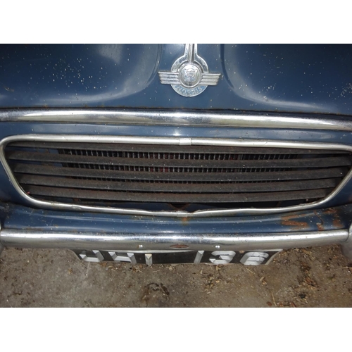 1 - A 1961 Morris Minor (1000) 4 door car, 55,000 miles (with the Peare family all its life). 
No collec... 