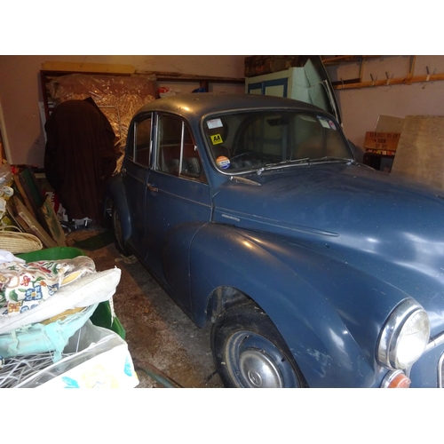 1 - A 1961 Morris Minor (1000) 4 door car, 55,000 miles (with the Peare family all its life). 
No collec... 