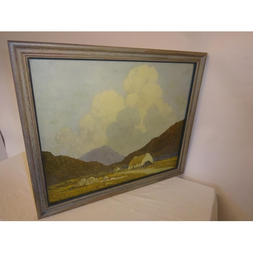 40 - Paul Henry, 
Coloured print,
West of Ireland scene.