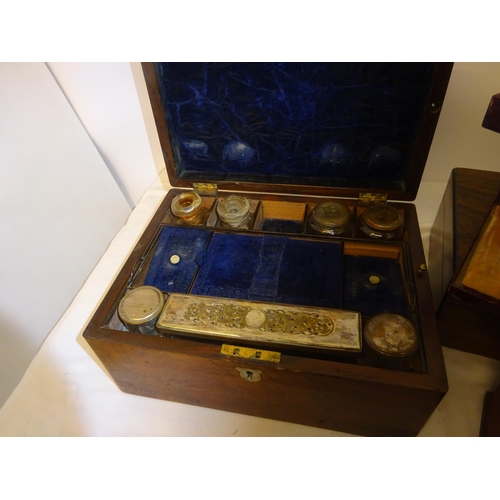 A collection of Victorian and later boxes.