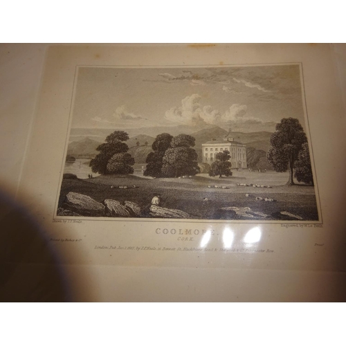 65 - Collection of old prints - Mitchelstown Castle, Foaty Island, Coolmore Cork, Prison Cork. (one frame... 