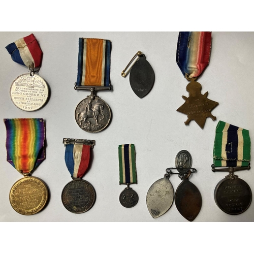 180 - WITHDRAWN - Collection of various medals - The Great War for Civilisation presented to W. O Mackesy ... 