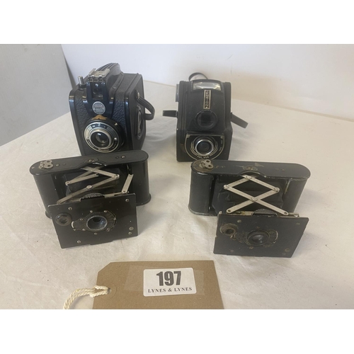 197 - Two Vest Pocket Kodak cameras.