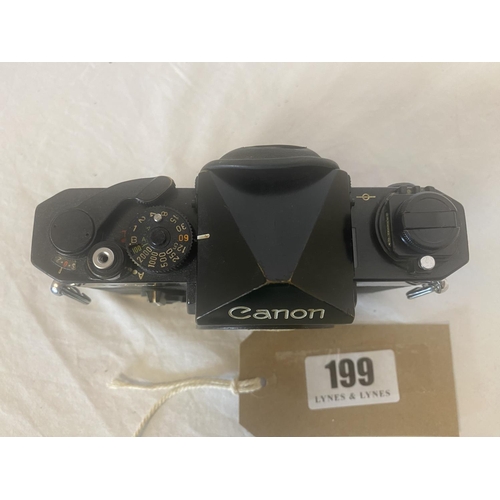 199 - Canon F-1 Camera.
See photos.