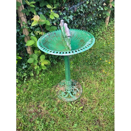 232 - Decorative garden bird bath.