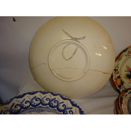 242 - Large quantity of old plates - damaged, as found.