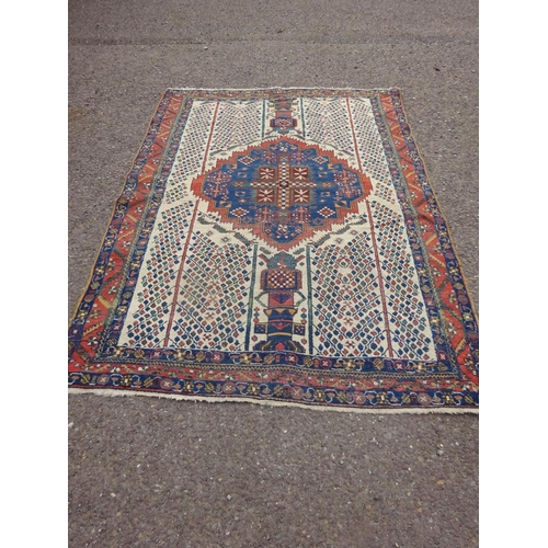 293 - Old Persian style rug.  180cm x 130cm.