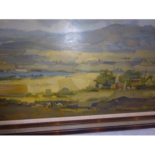 323 - Jood Smits,
Summer Fields,
Oil on board,
Signed lower left,
50cm x 60cm.