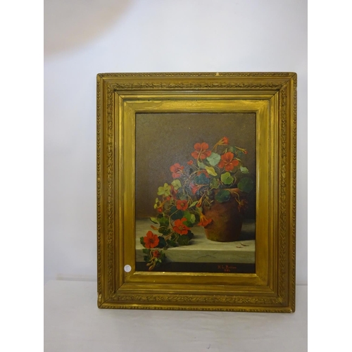 50 - H.L. Robbins,
Still Life,
Oil on canvas,
Signed & dated 1886,
44cm x 33cm.
