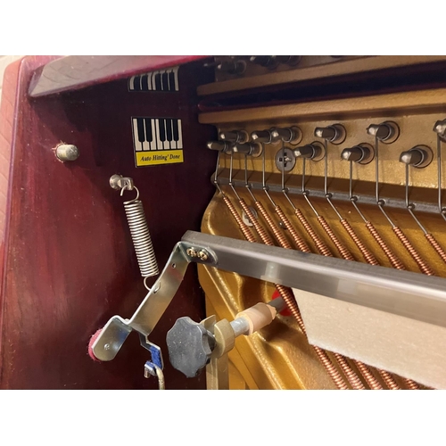 100 - Kohler & Campbell - A very good upright overstrung piano. W. 146cm, H. 109cm, D. 56cm approx.