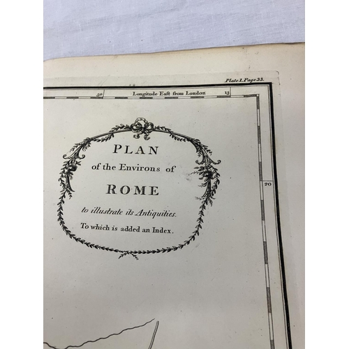 148 - Remakes on the Antiquities of Rome and its Environs, illustrated with engravings and maps by Andrew ... 