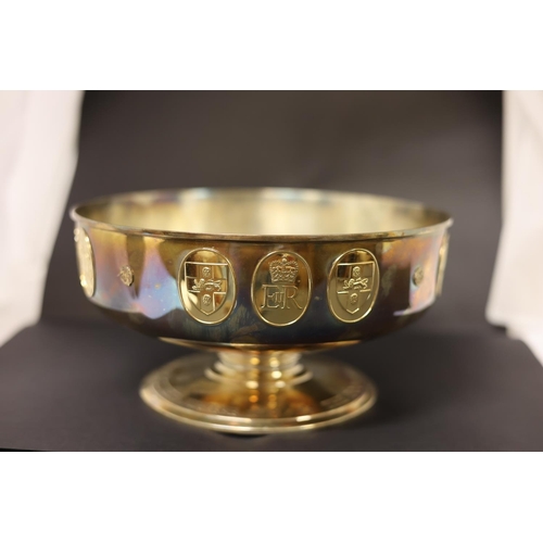 178 - The Silver Jubilee Commemorative Bowl issued by the President & Officials of the Football League, em... 