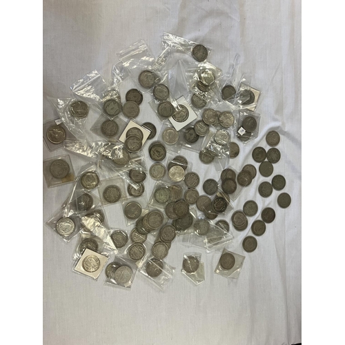 222 - Large quantity of early English half crowns, 105 approx.